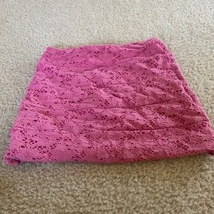 Pink lacey skirt